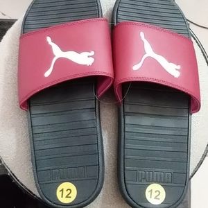Men's new puma sandals size 12